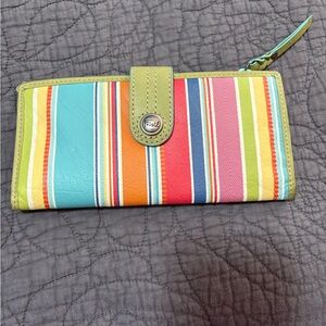 Fossil Colorful Striped Women's Wallet